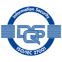 DQS certification mark: Information Security, ISO/IEC 27001