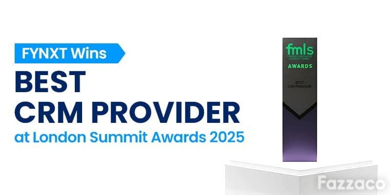 FYNXT Wins Best CRM Provider at London Summit Awards 2025