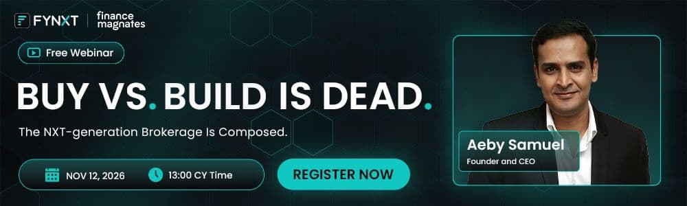 Join FYNXT and Finance Magnates Live for Buy vs. Build is Dead on 12 November 2026